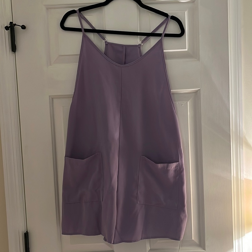 Purple romper